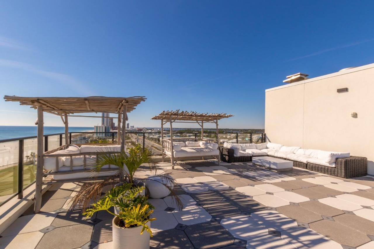 Luxury 4 Bedroom Beachfront Condo With Rooftop Pool Next To The Hangout! Gp 303 Gulf Shores Exterior photo